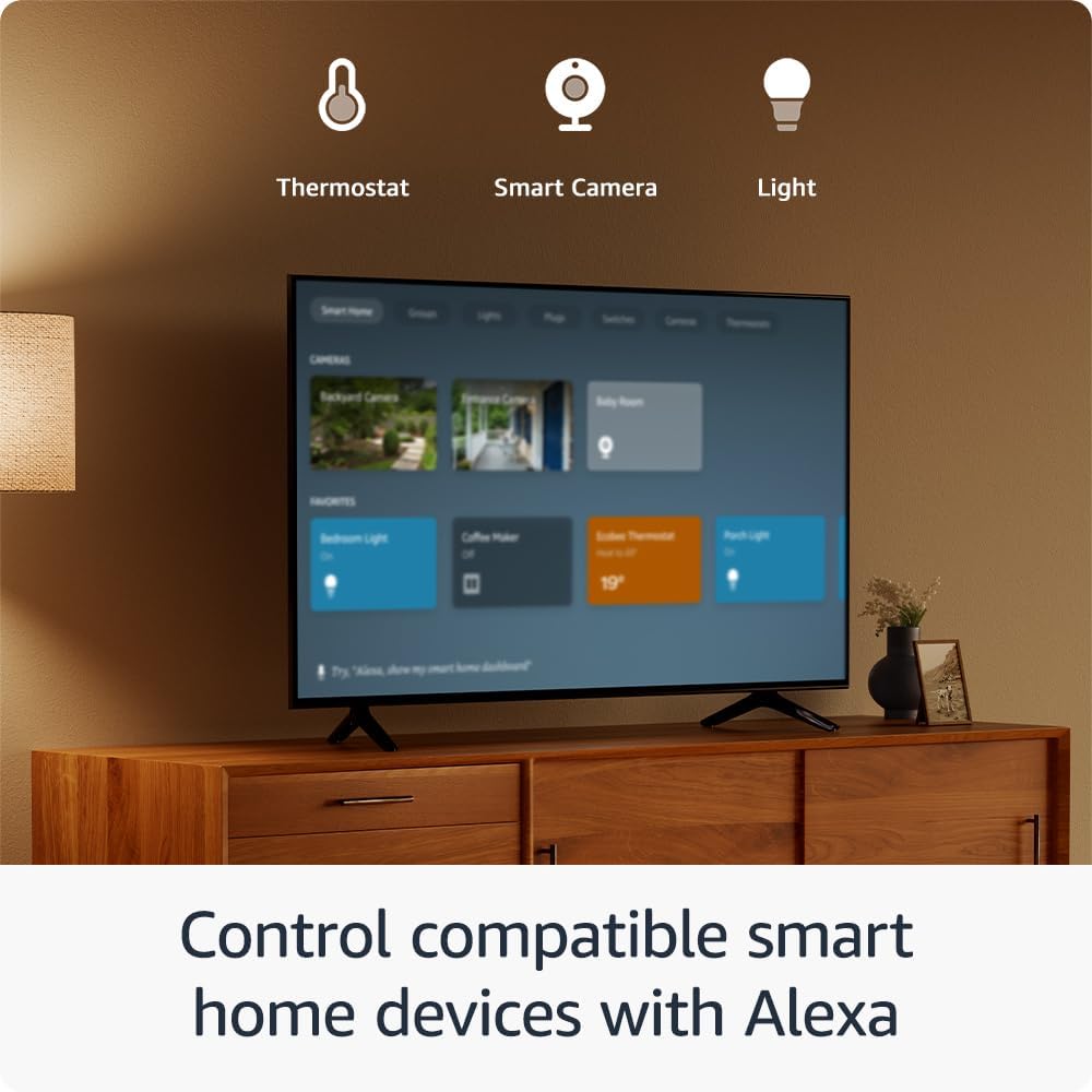 Full HD streaming device with fast performance and Alexa support