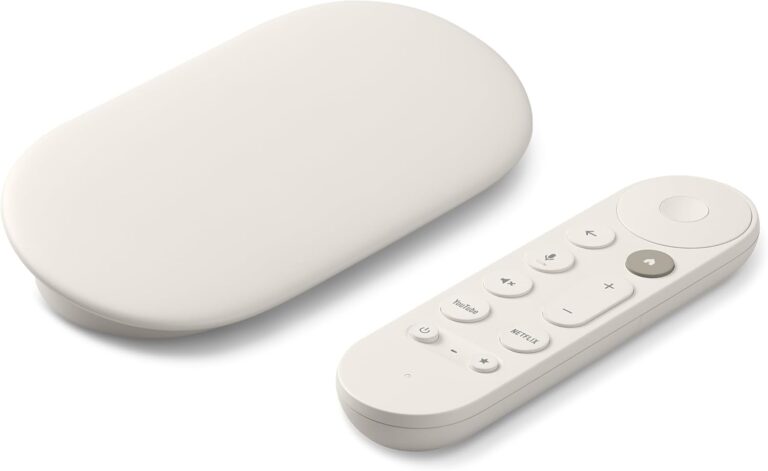 Google TV Streamer 4K HDR with fast processor and smart recommendations
