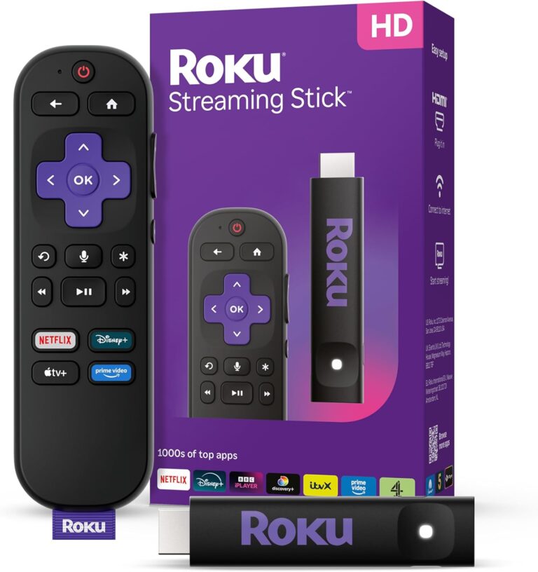 Roku Streaming Stick 2025 edition with HD streaming and voice remote