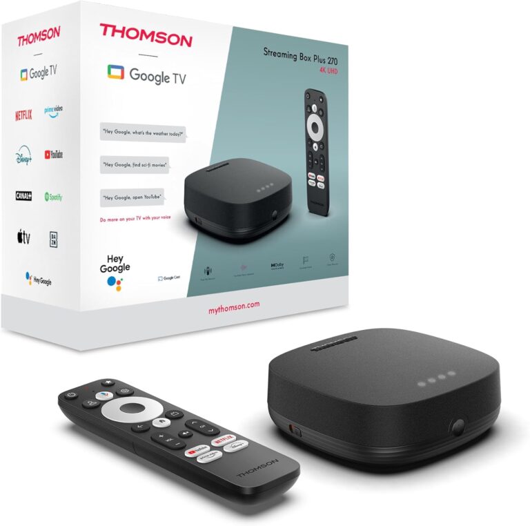 Thomson Streaming Box 270UK Plus with 4K HDR and multiple apps