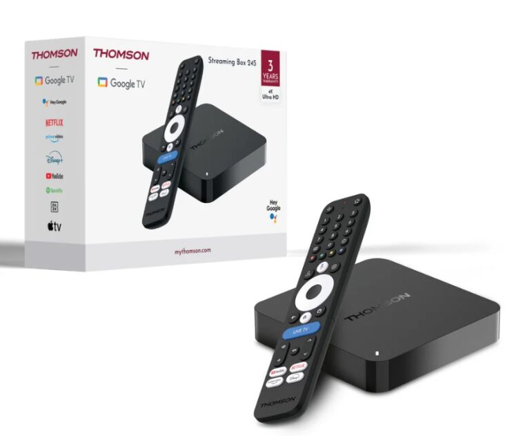 Thomson Streaming Box 245 4K HDR with fast navigation