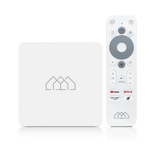Homatics Box R Lite 4K Android TV 14 MediaStreamer met Bluetooth Afstandsbediening