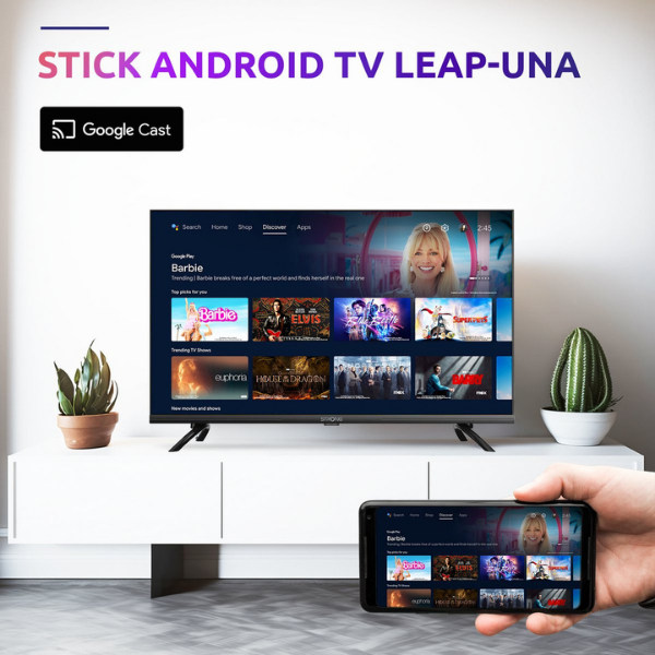 Strong LEAP-UNA TV Stick HDMI Aansluiting en Afstandsbediening